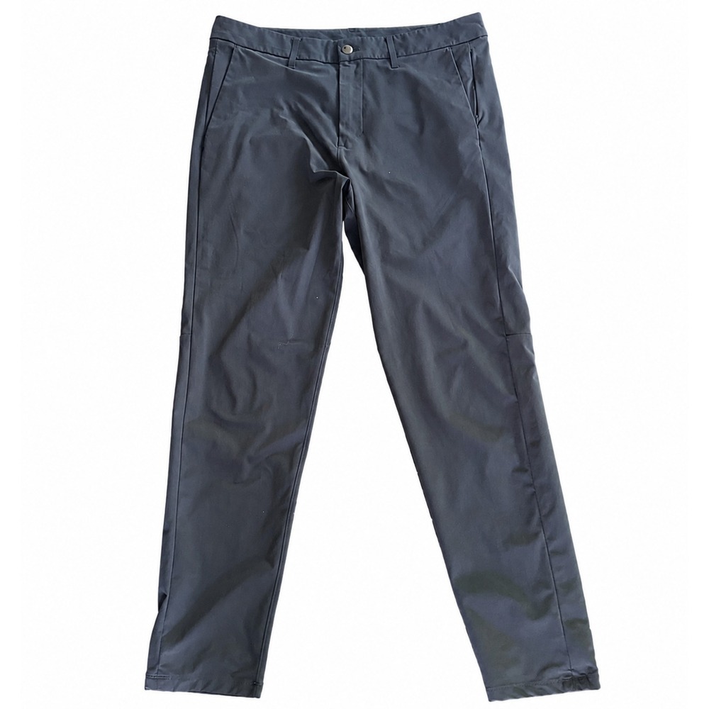 Lululemon Pants Men 34x31 Slim Charcoal Gray Warpstreme Commission Chino Golf
